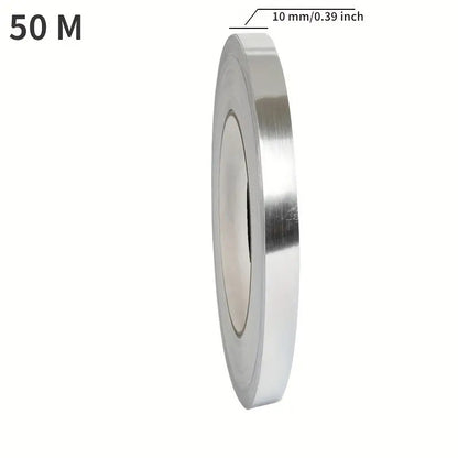 50M Home Tile Reusable Self-Adhesive Sticker Waterproof Gap Sealing Tape Strip Adhesive Tile Decoration Floor Tape For Floor And Wall(1Cm X 50M) Gold