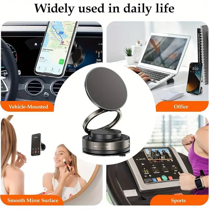 360° Vaccum Magnetic car Phones Holder