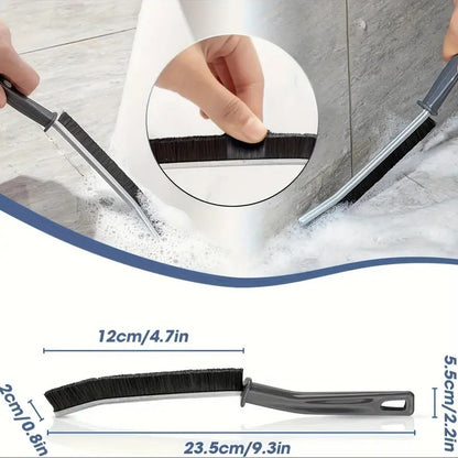 Plastic Gap Cleaning Brush,Bathroom Gap Cleaning Brush,Clean The Dead Corners Of Kitchen Tiles,Multifunctional Window Slots,Multi-Purpose Door Window Track Deep Cleaning Brush(Gap Brush)