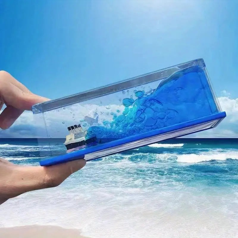 Car Titanic wave Cruise Ship Decoration