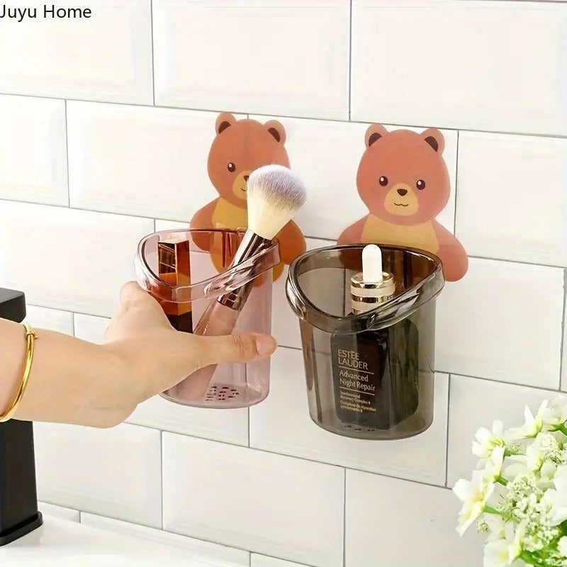 Teddy Bear Brush Holder (1 Pc)