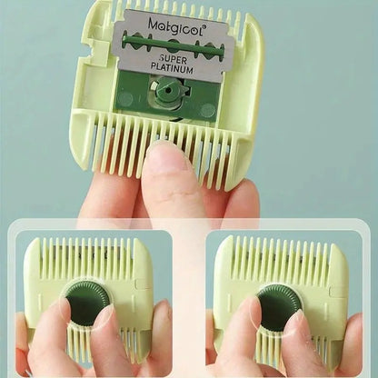 Two in one hair Comb Cutter, Double Sided Baby hair cutting Razor Comb,Baby hair cutting artifact hair clipper (Pack Of 1)