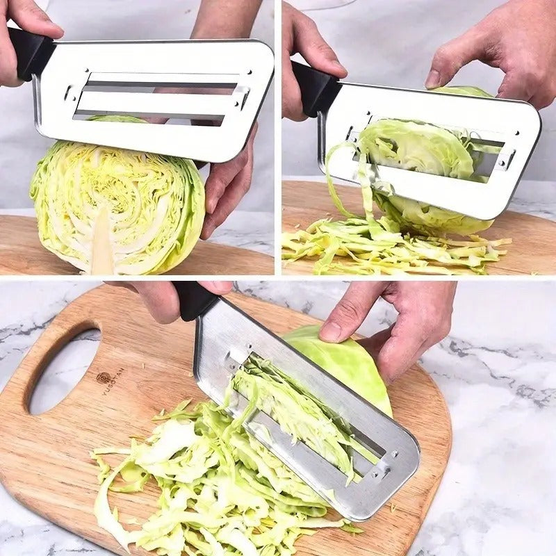 Modern Cabbage Shredder Kitchen Grater Slicer Stainless Steel Knife Fruit Chopper Grater for Kitchen Shredder for Cabbage Cutter Red Cabbage Shredder for Coleslaw Cabbage Slaw Chopper Knife