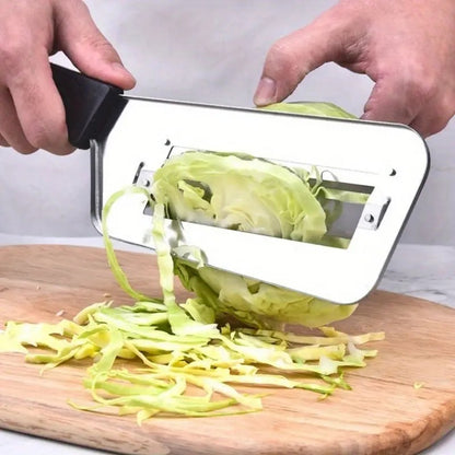 Modern Cabbage Shredder Kitchen Grater Slicer Stainless Steel Knife Fruit Chopper Grater for Kitchen Shredder for Cabbage Cutter Red Cabbage Shredder for Coleslaw Cabbage Slaw Chopper Knife