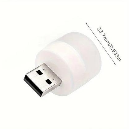 Plug in LED Night Light Mini USB LED Light Flexible USB LED Ambient Light Mini USB LED Light, LED Portable car Bulb, Indoor, Outdoor, Reading, Kitchen,Sleep