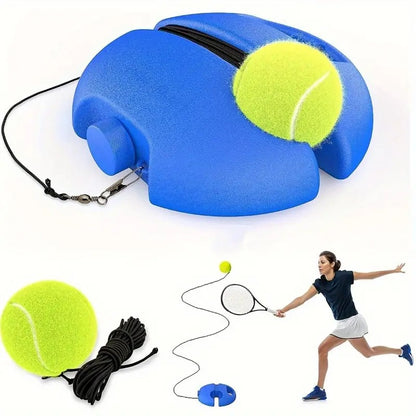 Tennis Trainer Rebound Ball with String Solo Tennis Practice Set Cricket Trainer Ball with Rope Fill Sand or Water