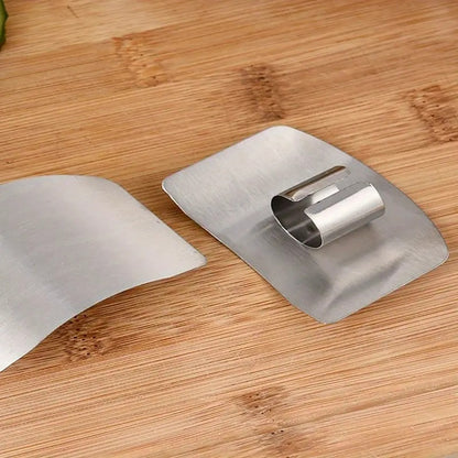 Stainless Steel Finger Cutting Protector Hand Guard | Finger Protector Safe Chopping Hand Guard