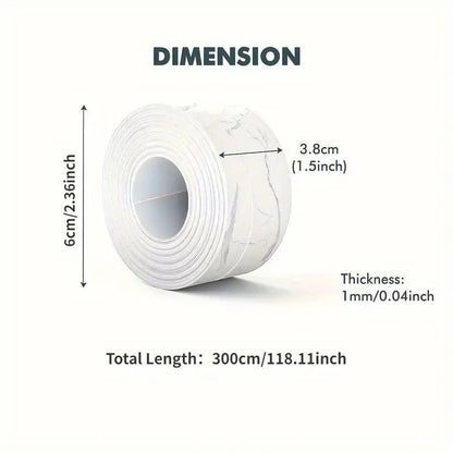 Waterproof Tape for Kitchen Sink Oil Proof Caulk Kitchen Sink Tape Waterproof for Corner Caulk Self Adhesive Sealing Tape Gap Sealer for Platform Bathroom