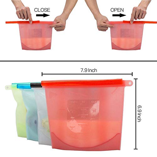 SILICONE FOOD ZIP BAG