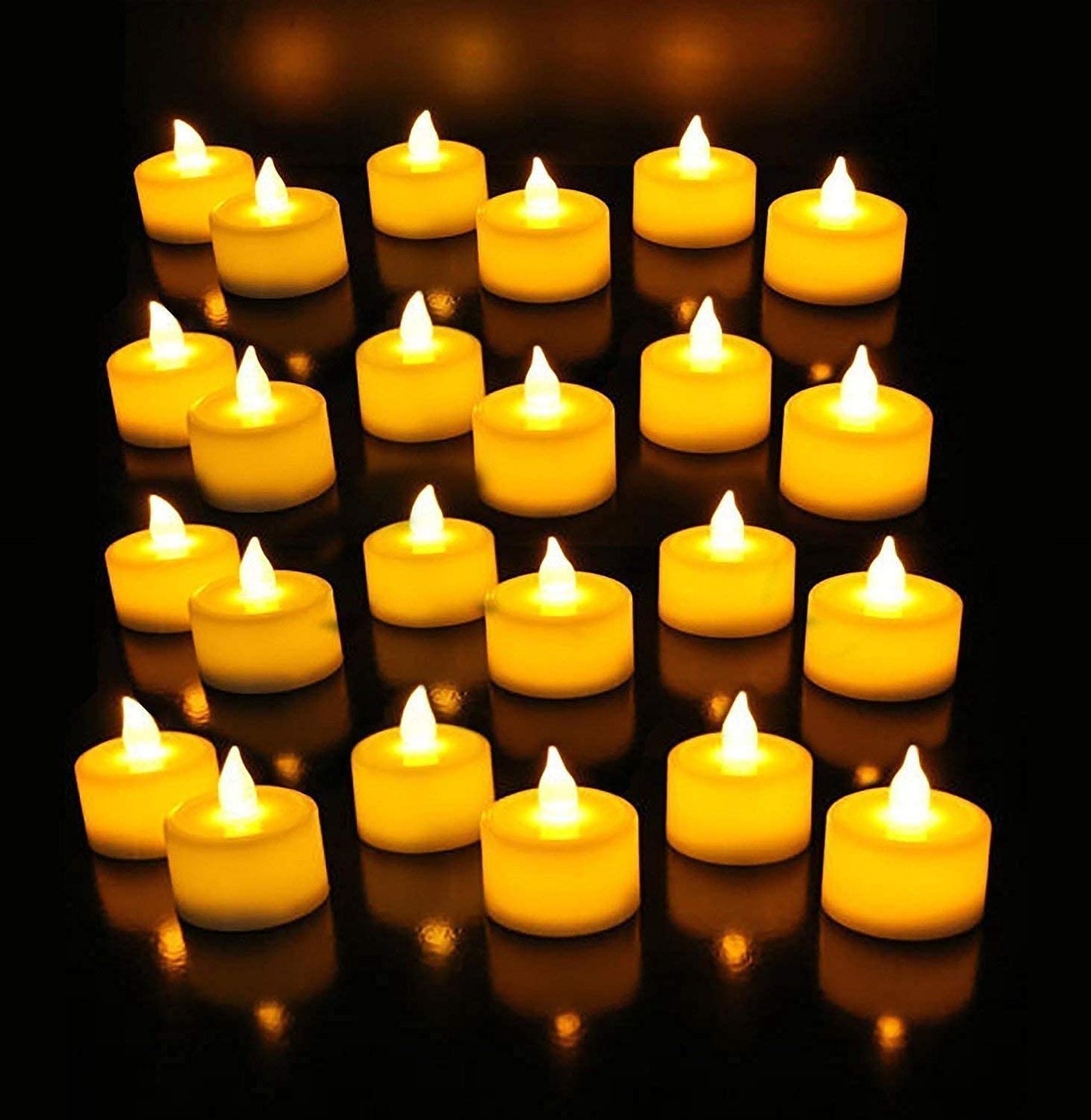 LED CANDLE TEALIGHT DIYA 12 PC SET