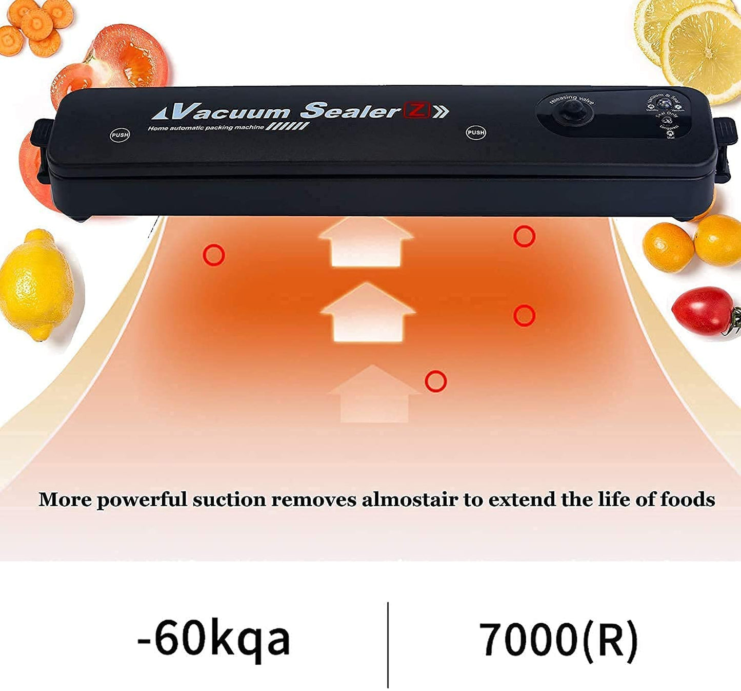 Vacuum Sealer Machine, Automatic Fresh Food-Sealer, Vacuum Packing Machine For Fruits