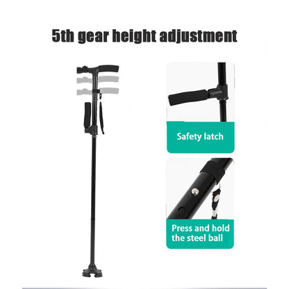 Foldable Walking Stick for Old People, Adult MenWomen