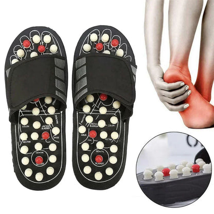 Spring Acupressure and Magnetic Therapy Accu Paduka Slippers for Full Body Blood Circulation Natural Slippers For Men and Women