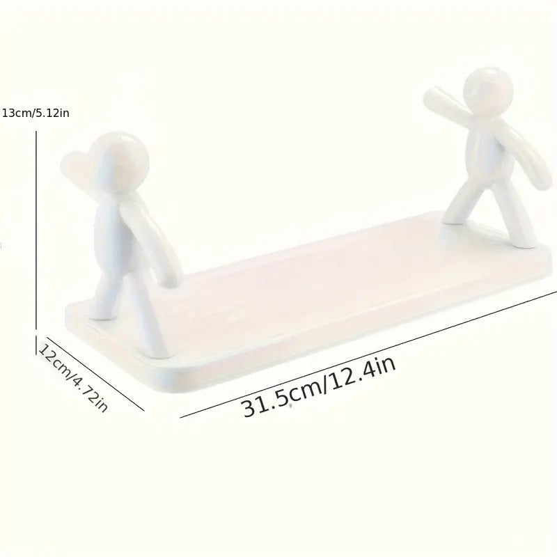 Wall-Mounted Self-Adhesive for Storage