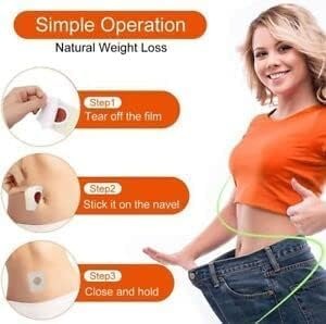 Slimming Navel Sticker Patches for Weight Loss (10pcs in 1 pack) – Natural Herbal Cold Compress for Waist Control