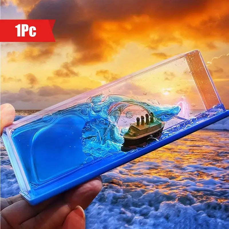 Car Titanic wave Cruise Ship Decoration