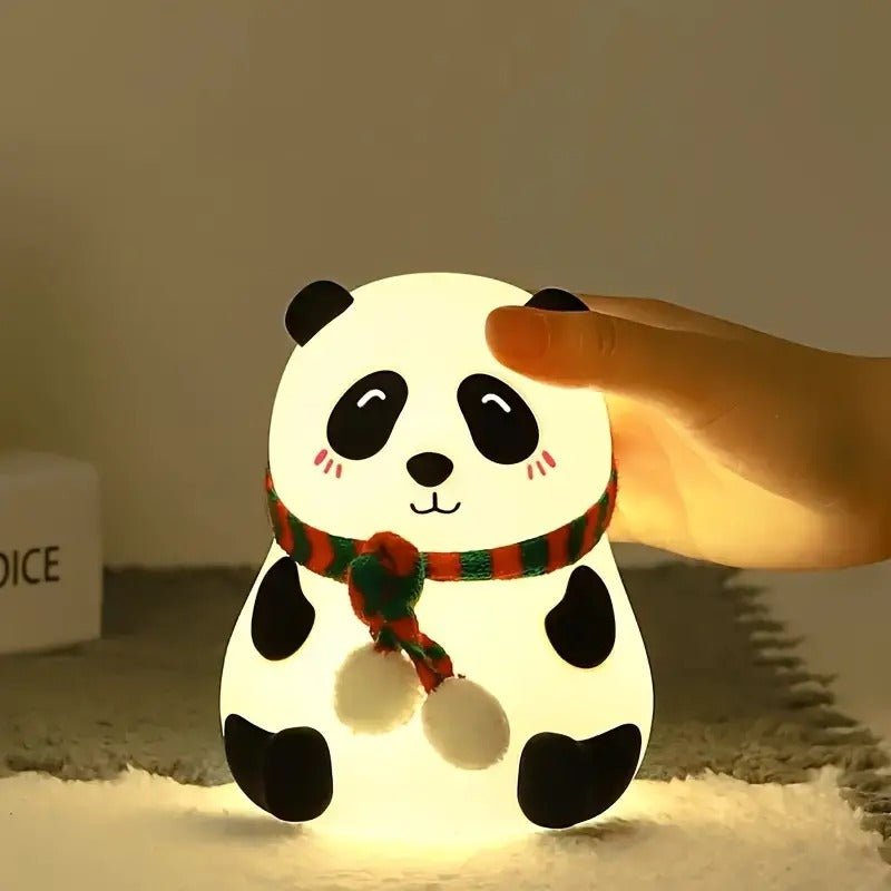 Panda night silicon lamp