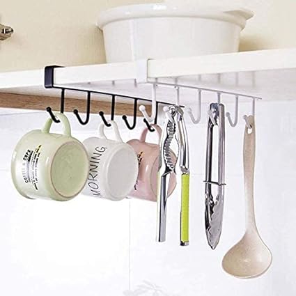 6 HOOK SELF CABINET RACK