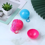 Disposable Emergency Rain Ponchos Keychain Raincoat Ball