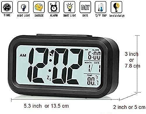 Small Black Digital Clock
