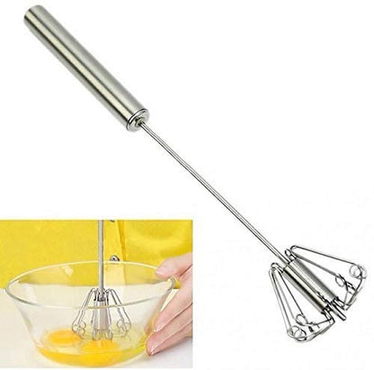 Stainless Steel Hand Mixi - Handy churner/Hand Valona/Hand S.S Churner/Lassi Maker/Butter Milk/Milk Shake/Tadkaa Daal/Cocktail/Sarabat Maker/Cold Coffee at Home