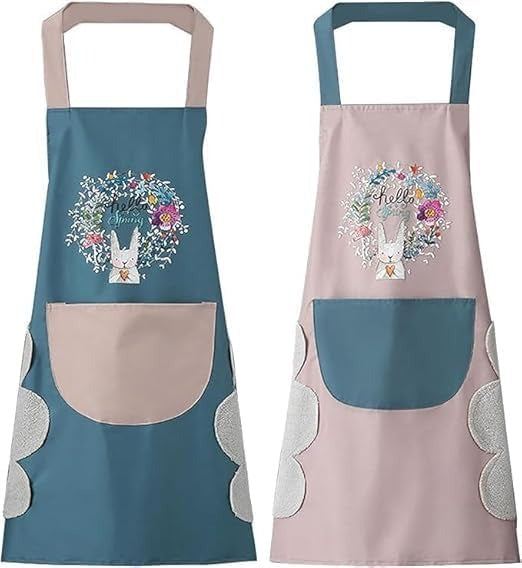 Waterproof Kitchen Rabbit design Apron
