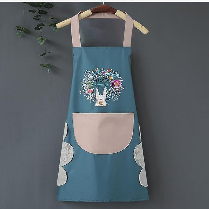 Waterproof Kitchen Rabbit design Apron