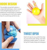 Disposable Emergency Rain Ponchos Keychain Raincoat Ball