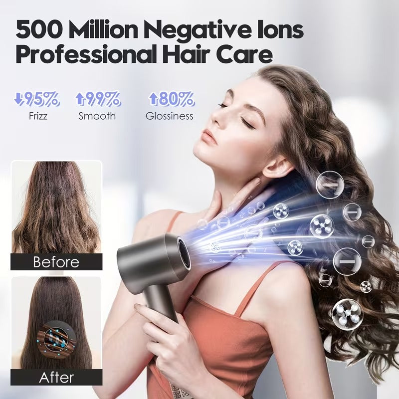 2000W Hair dryer Powerful Fast Drying High-Speed Low Noise Hairdryer