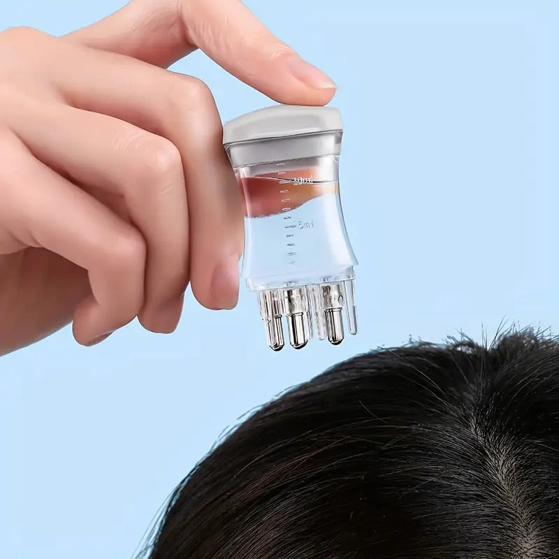 Squre hair oil applicator