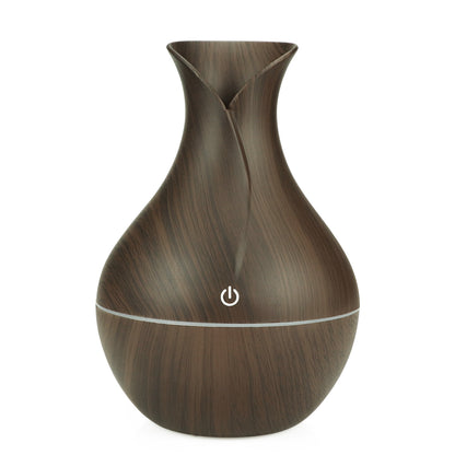 Clear Choice Wooden Cool Mist Humidifiers Essential Oil Diffuser Aroma Air Humidifier with 7 LED Light Colorful Change for Car Office Babies Home Multicolour