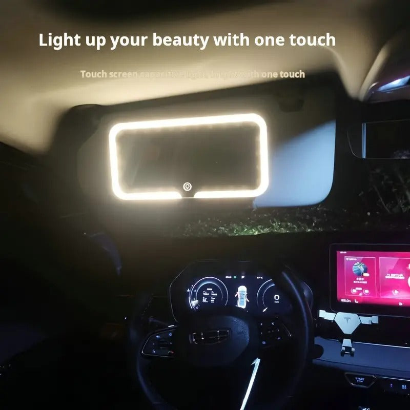 Car Vanity Mirror With Lights