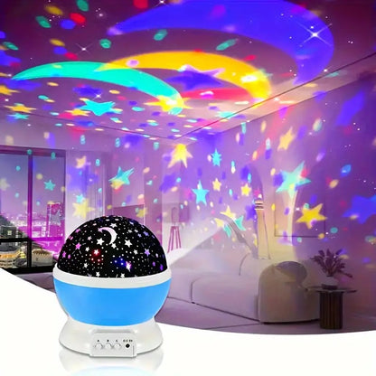 Star Master Galaxy Night Projector Lamp Ceiling Led Light 360 Rotating Colorful Lights Starry Space Projection Home Room Decoration Design, Toys Gift for Kids Boy Girl, Plastic, Multicolor