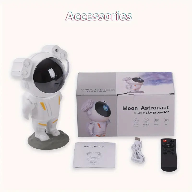 Astronaut Galaxy Star Projector with Remote Control| 360° Adjustable Light Projector Timer Kids Astronaut Nebula Night for Kids, Gifts, Gaming Room & Party