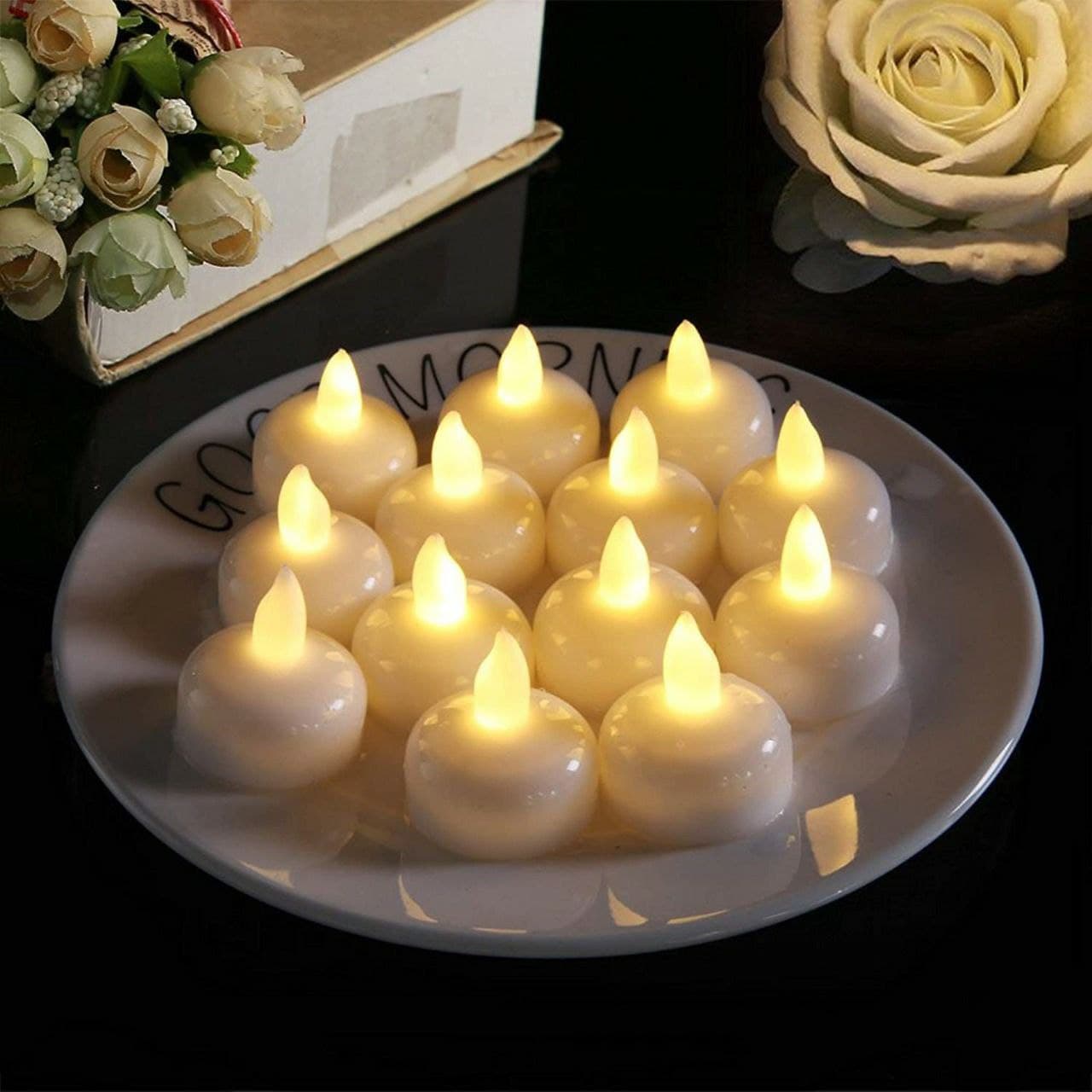 WATER LED SENSOR CANDLE 12 PC SET