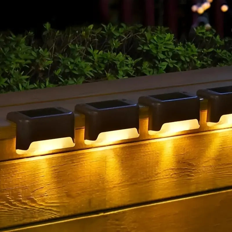 Solar Deck Lights Solar Step Lights (4 PIS)