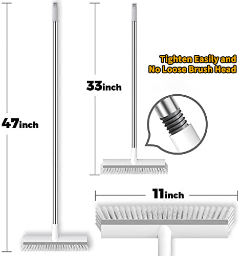 2 in 1 Bathroom Cleaning Brush with Wiper