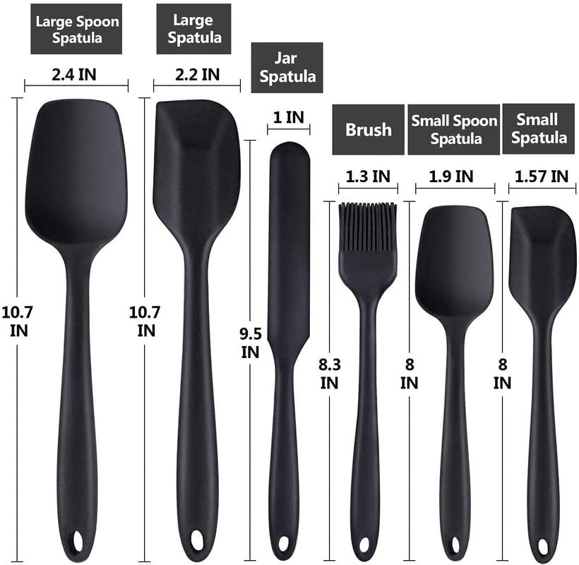 SILICONE SPATULA SETS OF 6 PCS