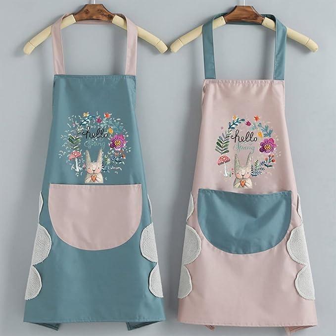 Waterproof Kitchen Rabbit design Apron