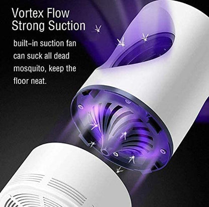 Blue Hole Mosquito Trap Killer Electric Indoor Mosquito Trap Usb Power Insect Mosquito Killer Uv Light Led Mosquito Lamp Non-Toxic No Zapper Suction Fan Large