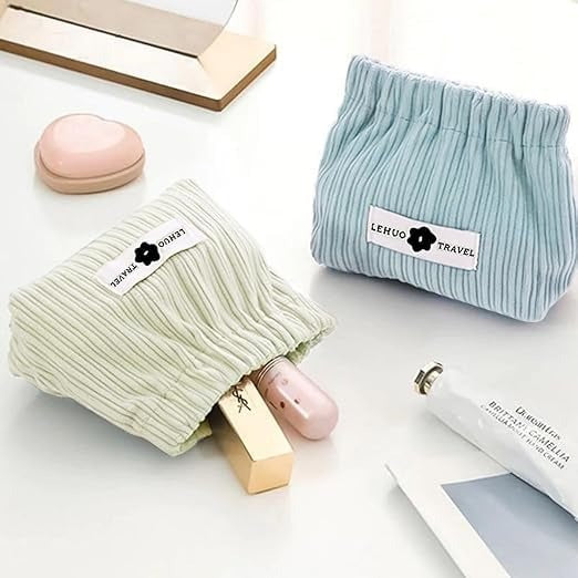Mini Makeup cosmetic Bag Mini Elastic Storage Bag