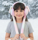 Winter Bunny Ear Earmuffs Moving Ear Kids Chu-Chu Sound