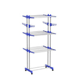 3 Stage Clothes Stand for Drying with Wheels