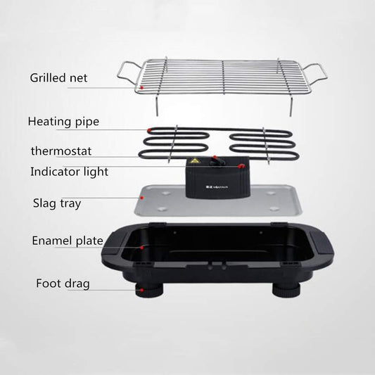 ELECTRIC BARBEQUE GRILL BBQ