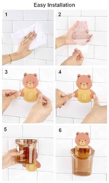 TEDDY TOOTHBRUSH HOLDER