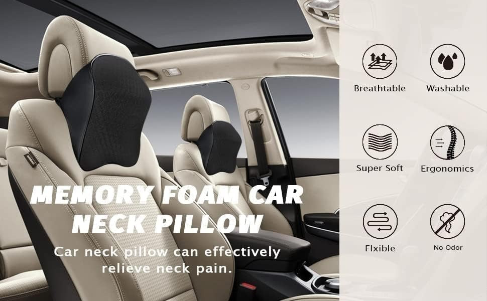 Memory foam Car Head rest Pillow
