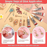B-7000 Multi-Purpose Adhesive Glue (50ML) | Ideal for Crystal Crafts, Jewelry, Beads, Clothing, Shoes, Fabrics