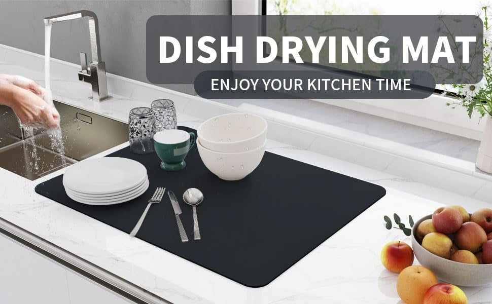 Dish Drying Mat for Kitchen (40x60Cm)