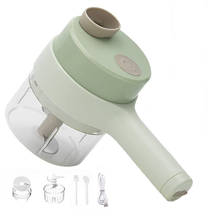 4 IN 1 FOOD PROCESSOR ELECTRIC VEGETABLE CUTTER