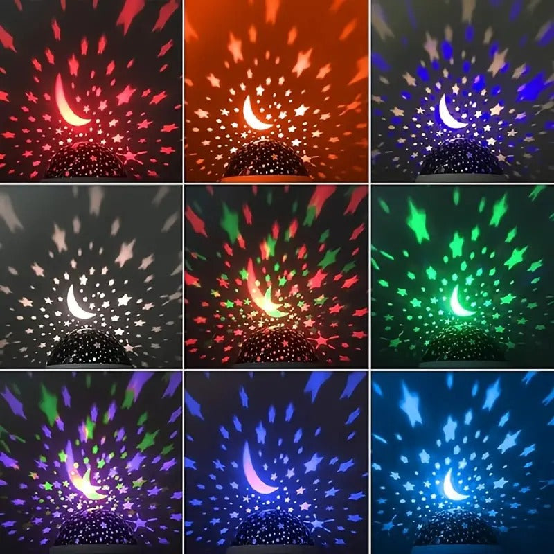 Star Master Galaxy Night Projector Lamp Ceiling Led Light 360 Rotating Colorful Lights Starry Space Projection Home Room Decoration Design, Toys Gift for Kids Boy Girl, Plastic, Multicolor